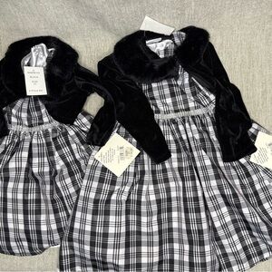 🖤 Sister Matching Holiday Dress Bundle NWT Sizes 2T & 5